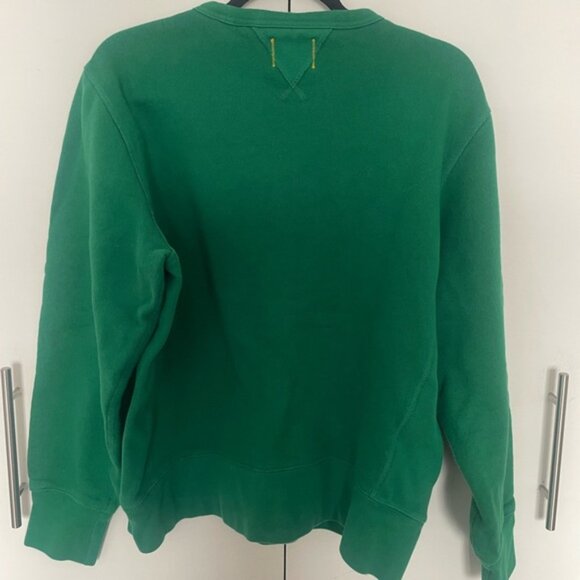 Todd Snyder x LL Bean Portland Maine Green Crewneck Cotton Sweater / Sweatshirt - Picture 5 of 5
